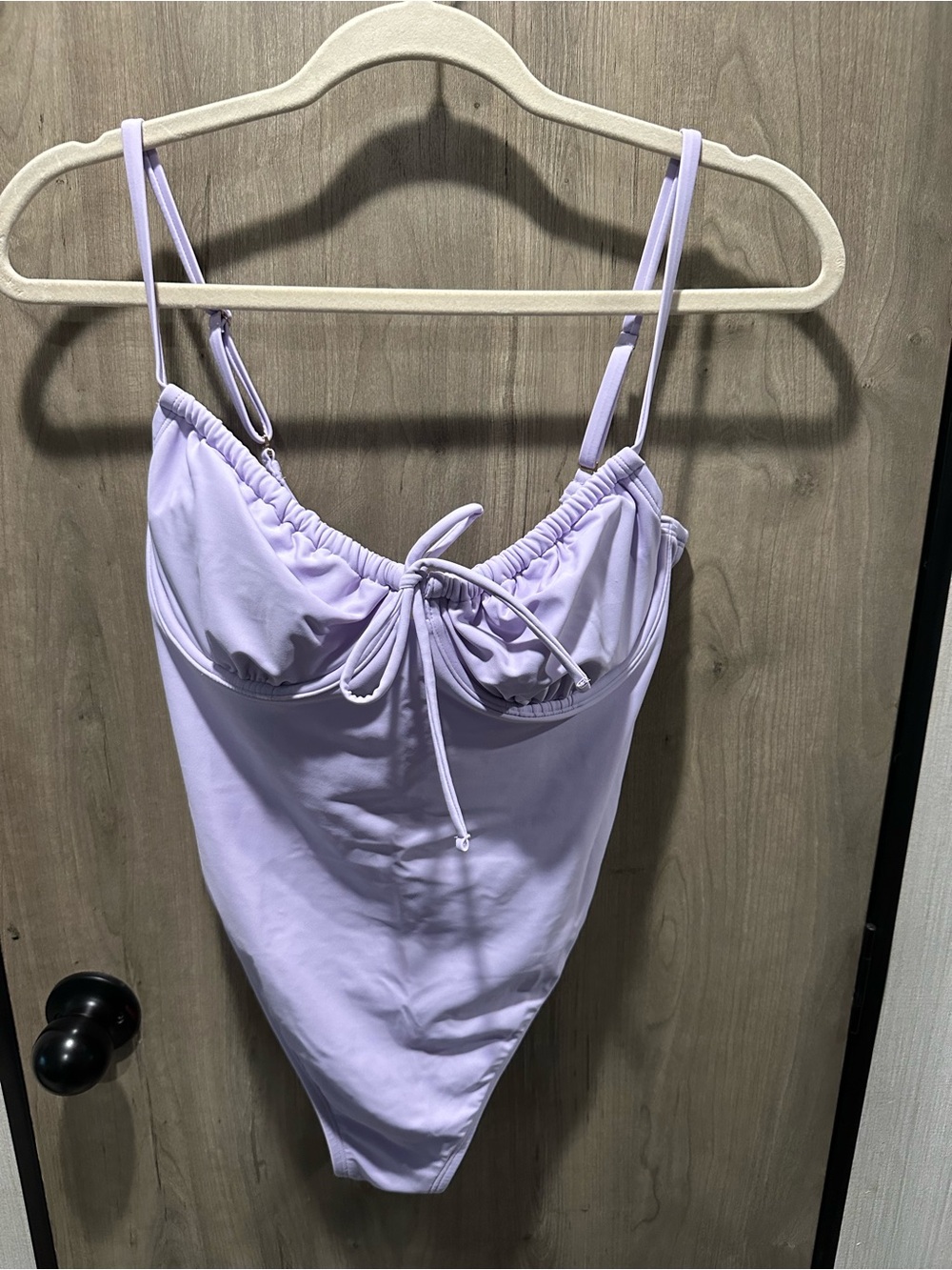 Wild Fable Lavender Ruched Underwire One Piece Swimsuit Size Medium